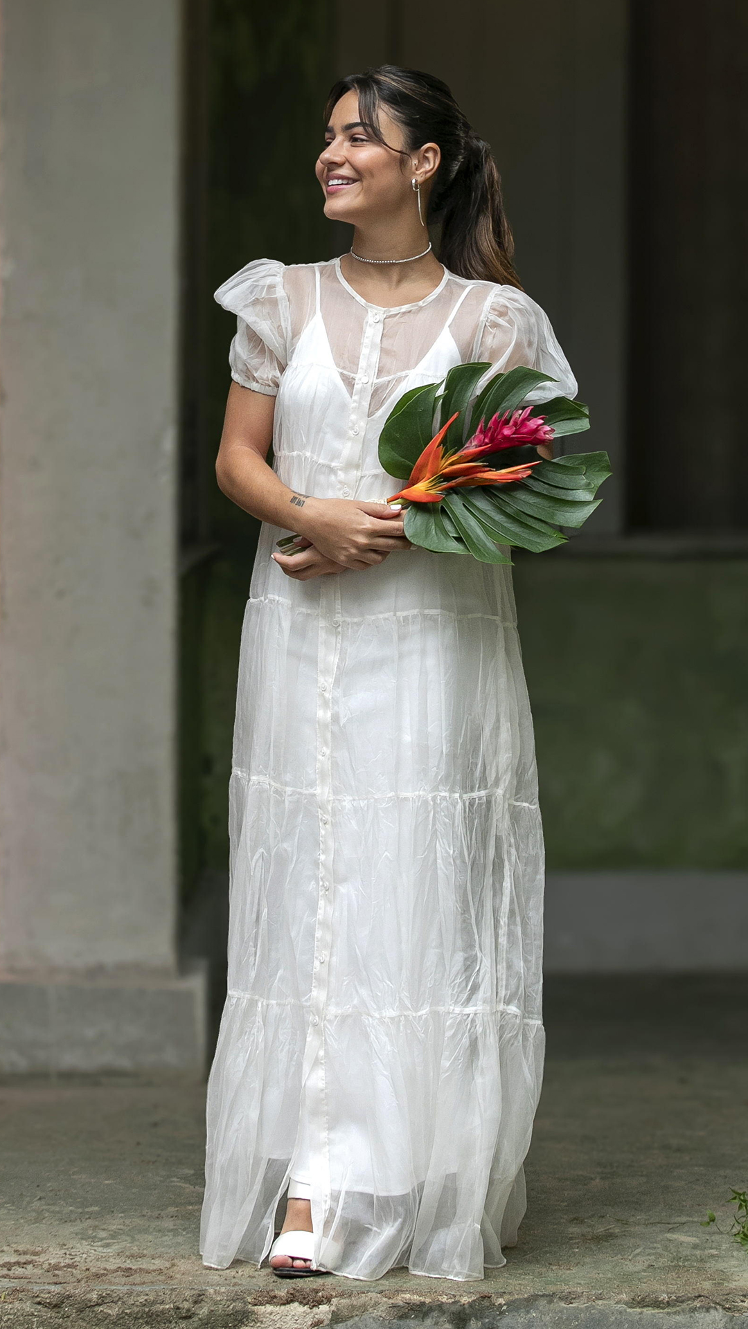 Sandra (Giullia Buscaccio) na novela Renascer - Foto: Globo / Manoella Mello