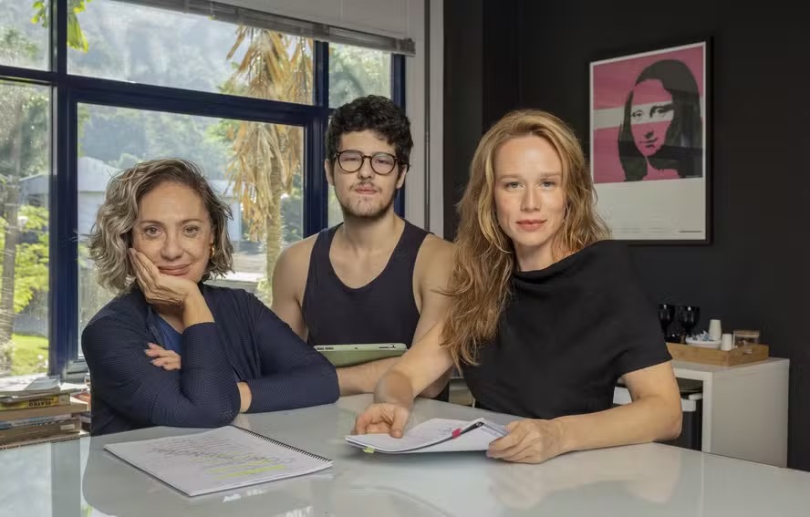 Eliane Giardini, Mariana Ximenes e Paulo Mendes - Foto: Fábio Rocha / TV Globo