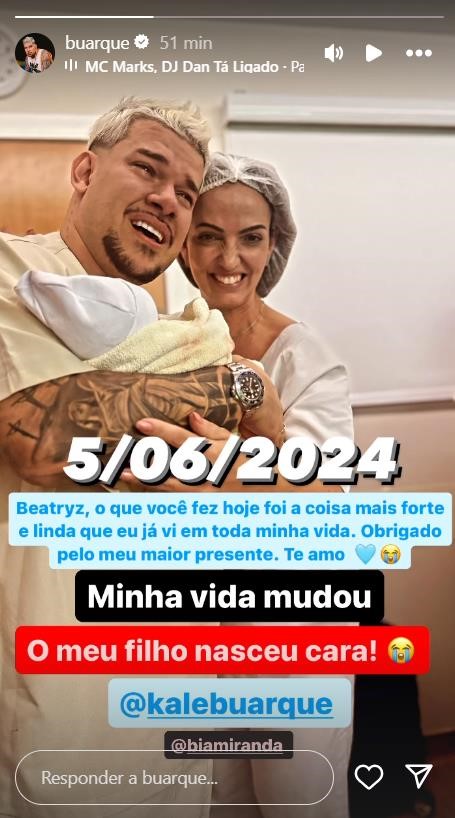 DJ Buarque com o filho - Foto: Reprodução / Instagram