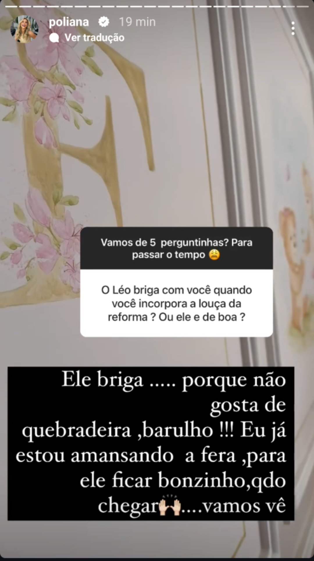 Poliana Rocha revela briga com Leonardo