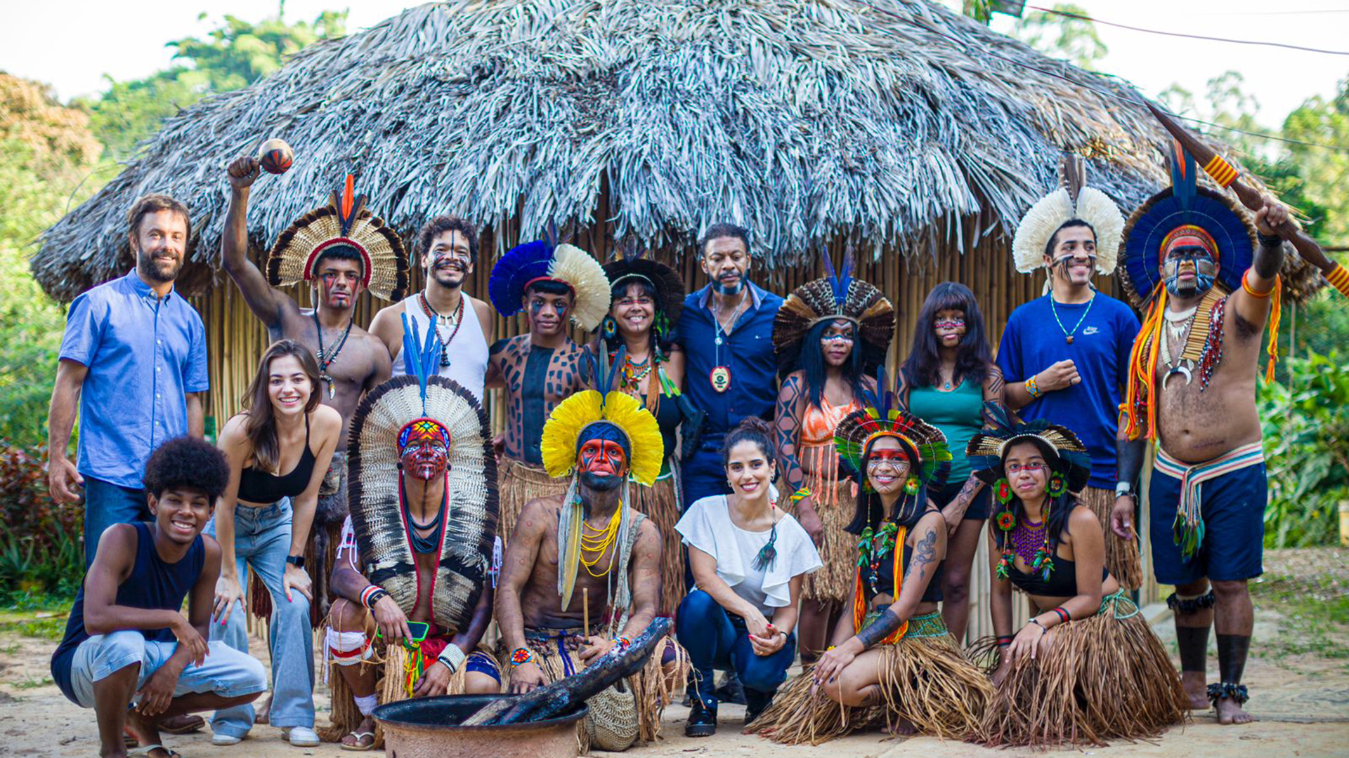 Camilla Camargo mostra fotos dos bastidores do filme 'A Caipora' - Foto: Divulgação