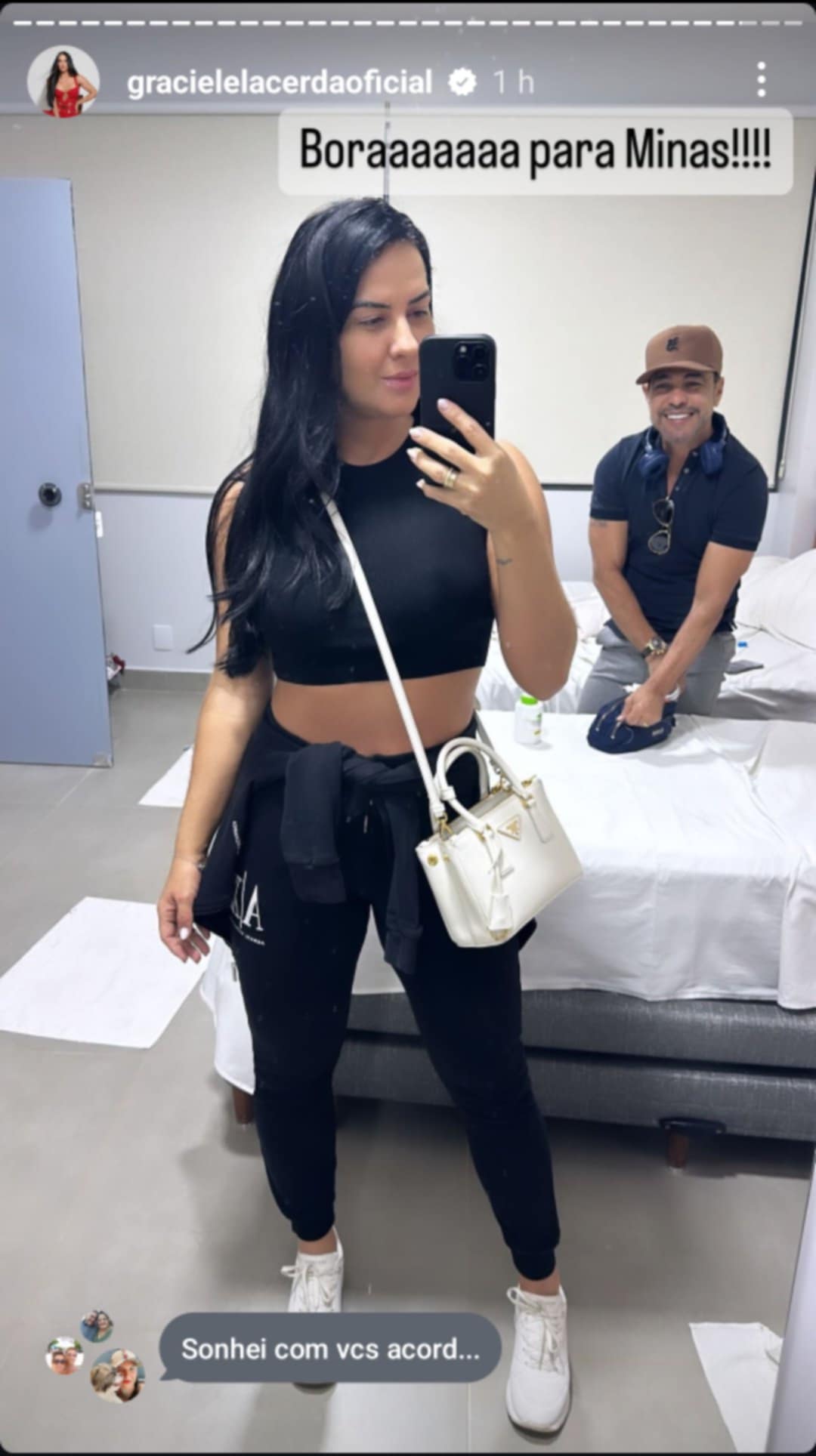 Graciele Lacerda revela como está sua barriga de grávida