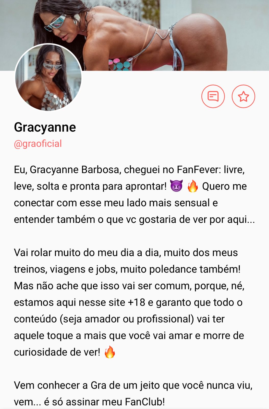 Gracyanne Barbosa revela novo negócio nas redes sociais