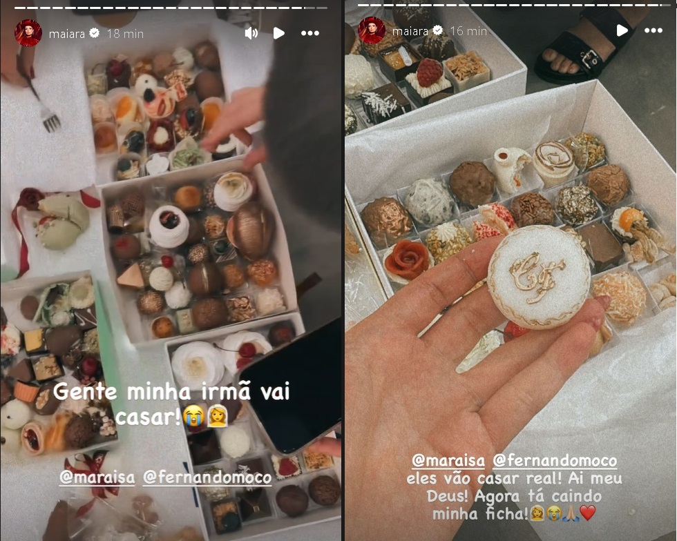 Maiara mostra preparativos do casamento de Maraisa (Reprodução/Instagram) 