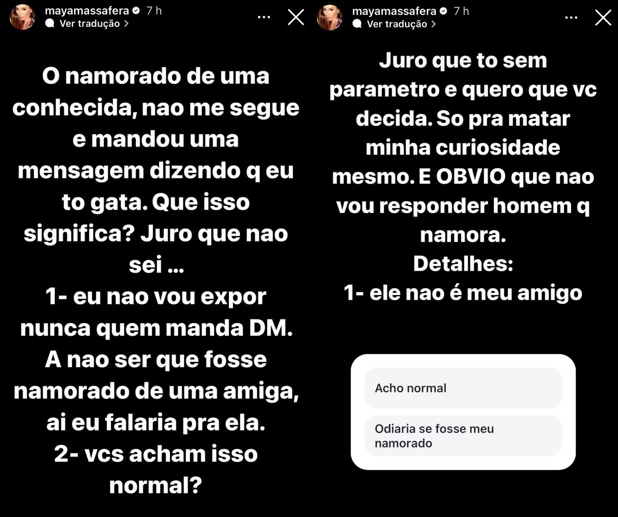 Maya Massafera desabafa (Reprodução/Instagram) 