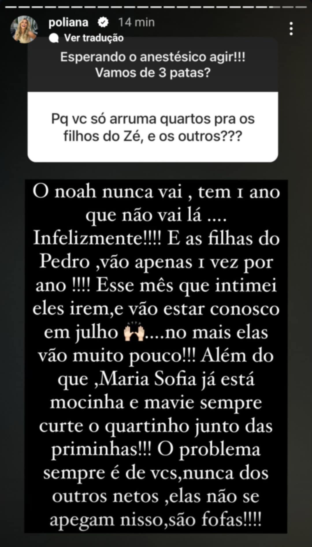 Poliana Rocha expõe motivo de quarto para os filhos de Zé Felipe