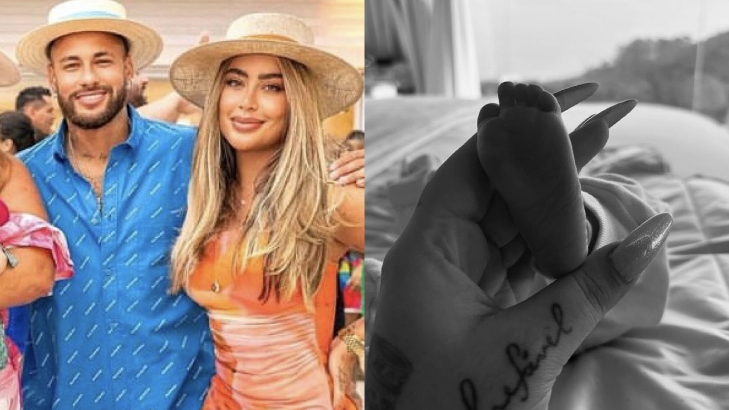 Rafaella Santos, irmã de Neymar, dá boas vindas à sobrinha, Helena