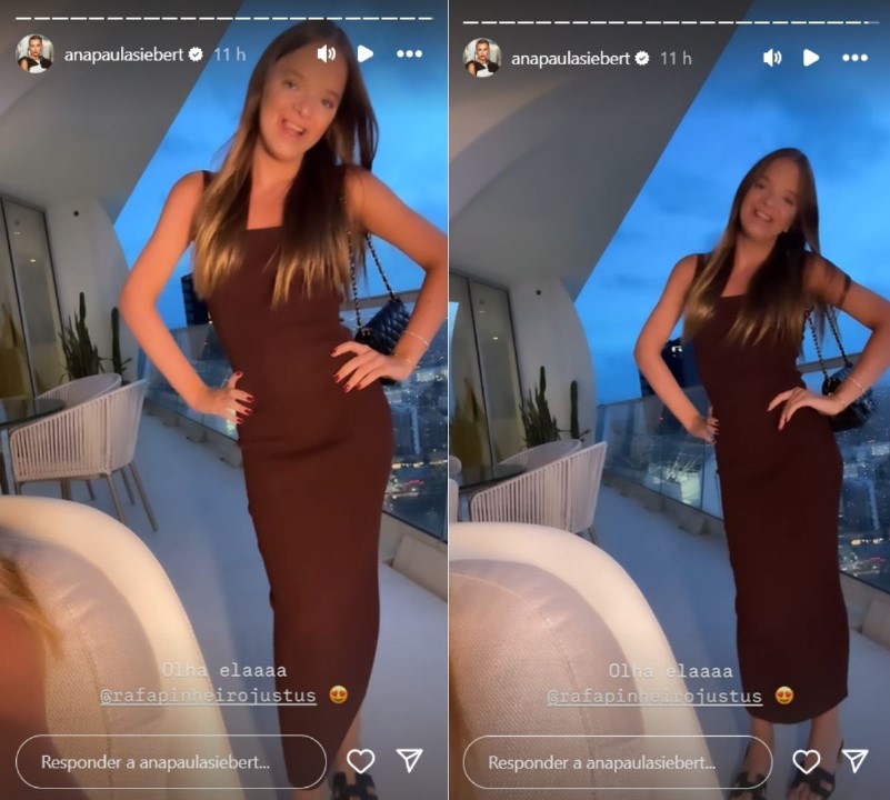 Rafaella Justus com vestido marrom - Foto: Reprodução / Instagram