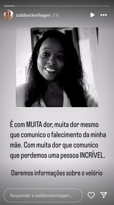 Sobrinha de Adriana Bombom confirma morte da mãe - Foto: Reprodução / Instagram