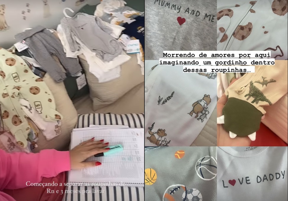 Sthefany Brito mostra preparativos para chegada do filho (Reprodução/Instagram) 