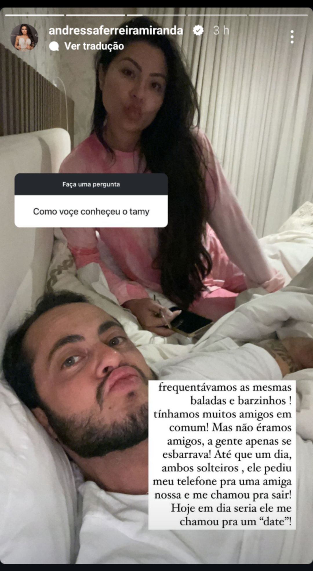 Andressa Ferreira conta como conheceu Thammy Miranda