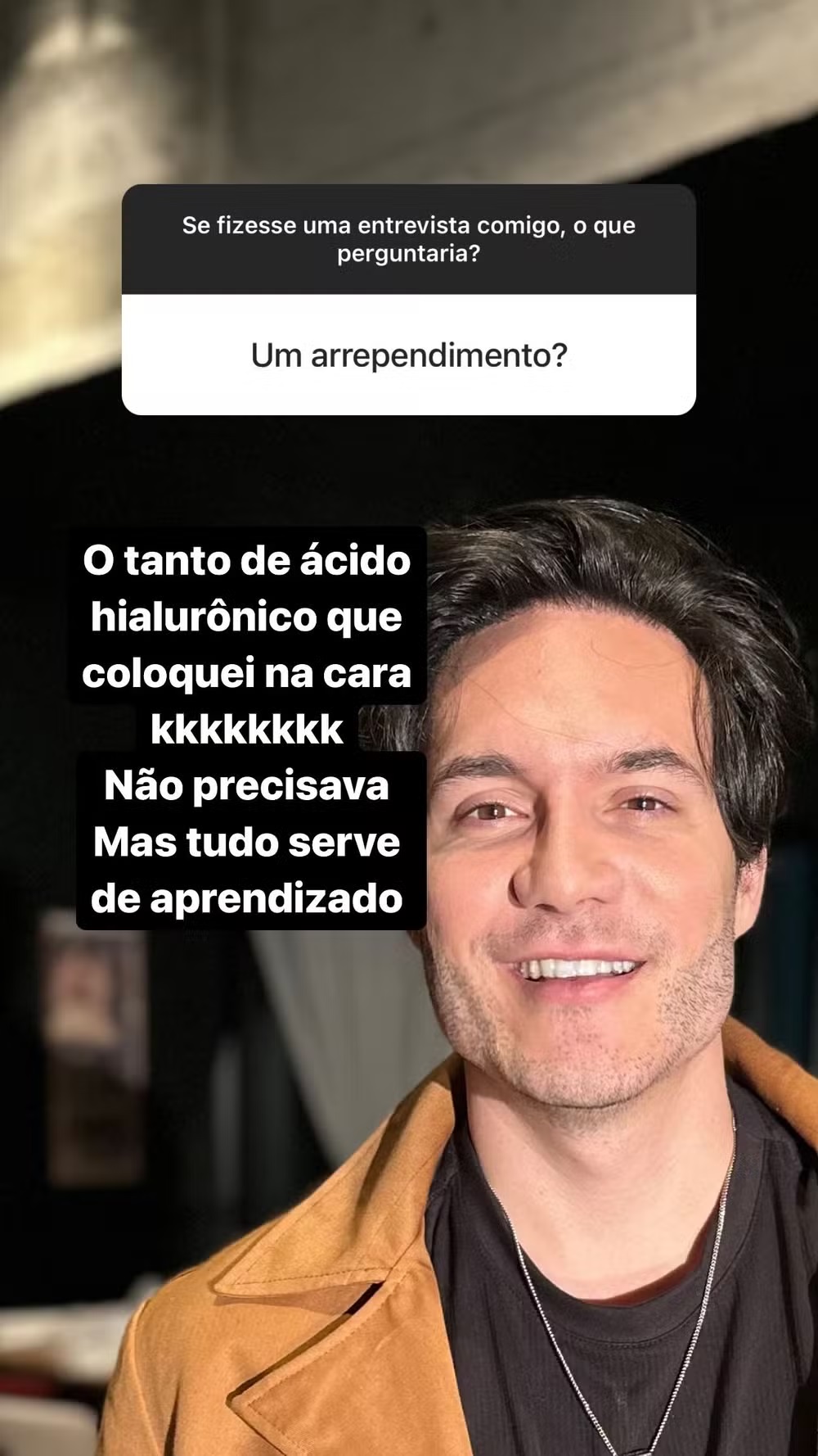 Eliezer revela arrependimento (Reprodução/Instagram) 