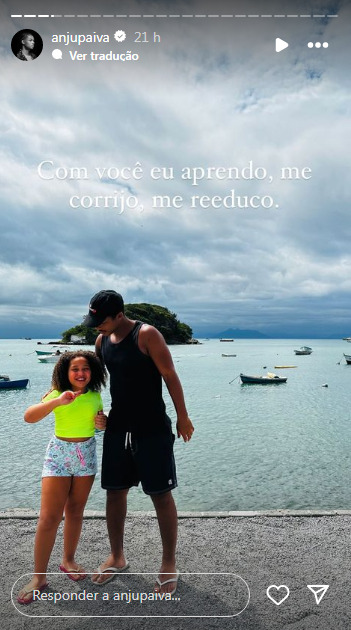 Filha do ator Juan Paiva completa 10 anos de vida - Foto: Reprodução / Instagram