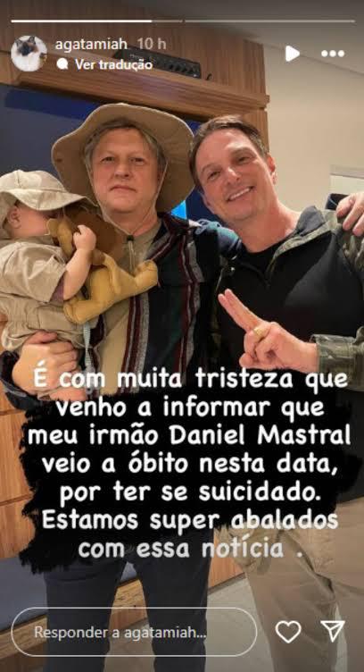 Irmão de Daniel Mastral lamenta morte do escritor