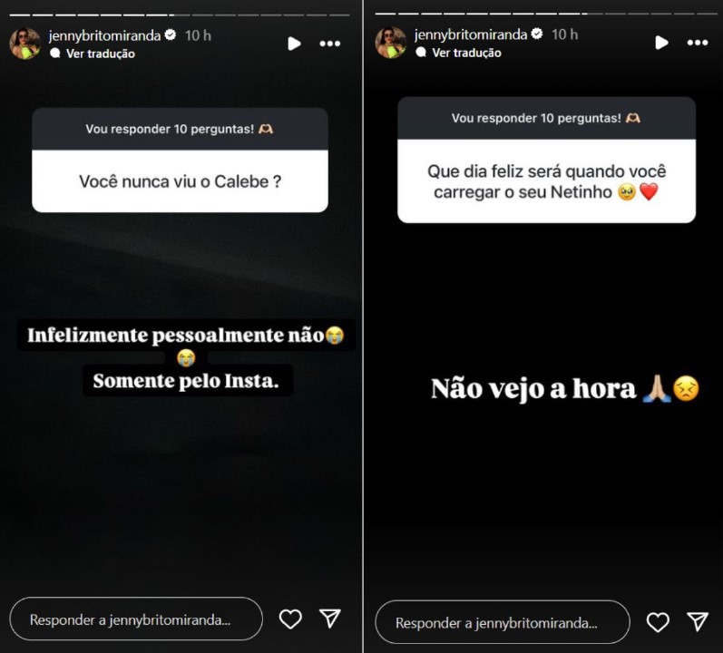 Jenny Miranda fala sobre o neto, Kaleb - Reprodução / Instagram