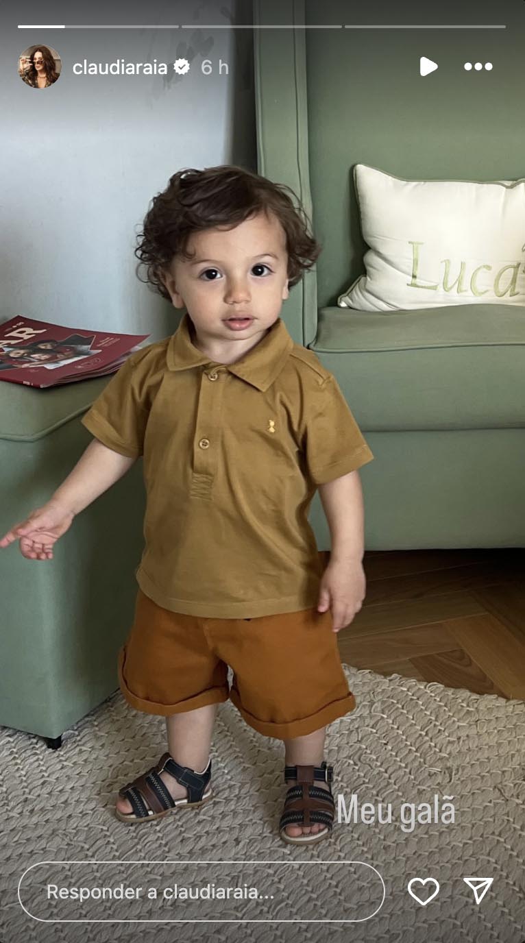 Luca, filho de Claudia Raia e Jarbas Homem de Mello - Foto: Reprodução / Instagram