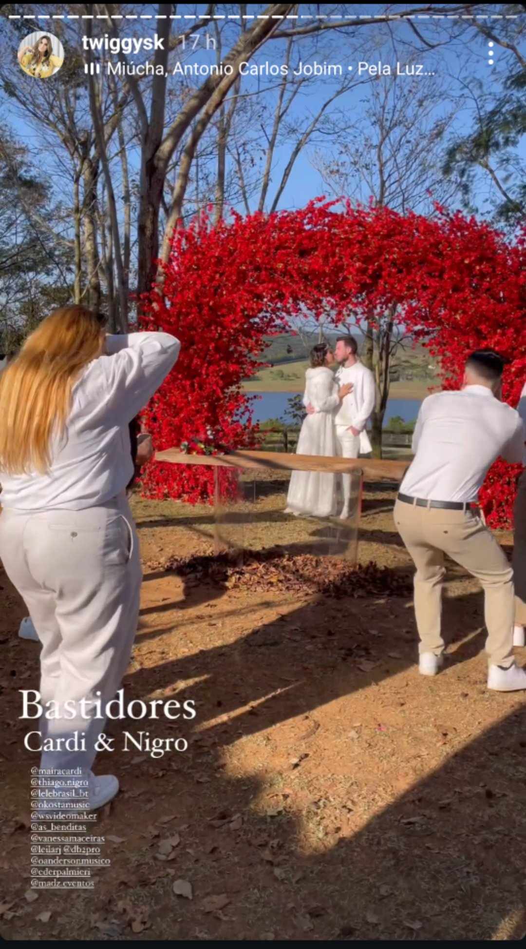 Maíra Cardi e Thiago Nigro renovam votos de casamento