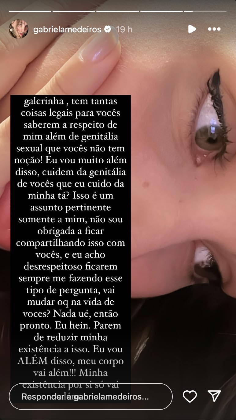 Post de Gabriela Medeiros