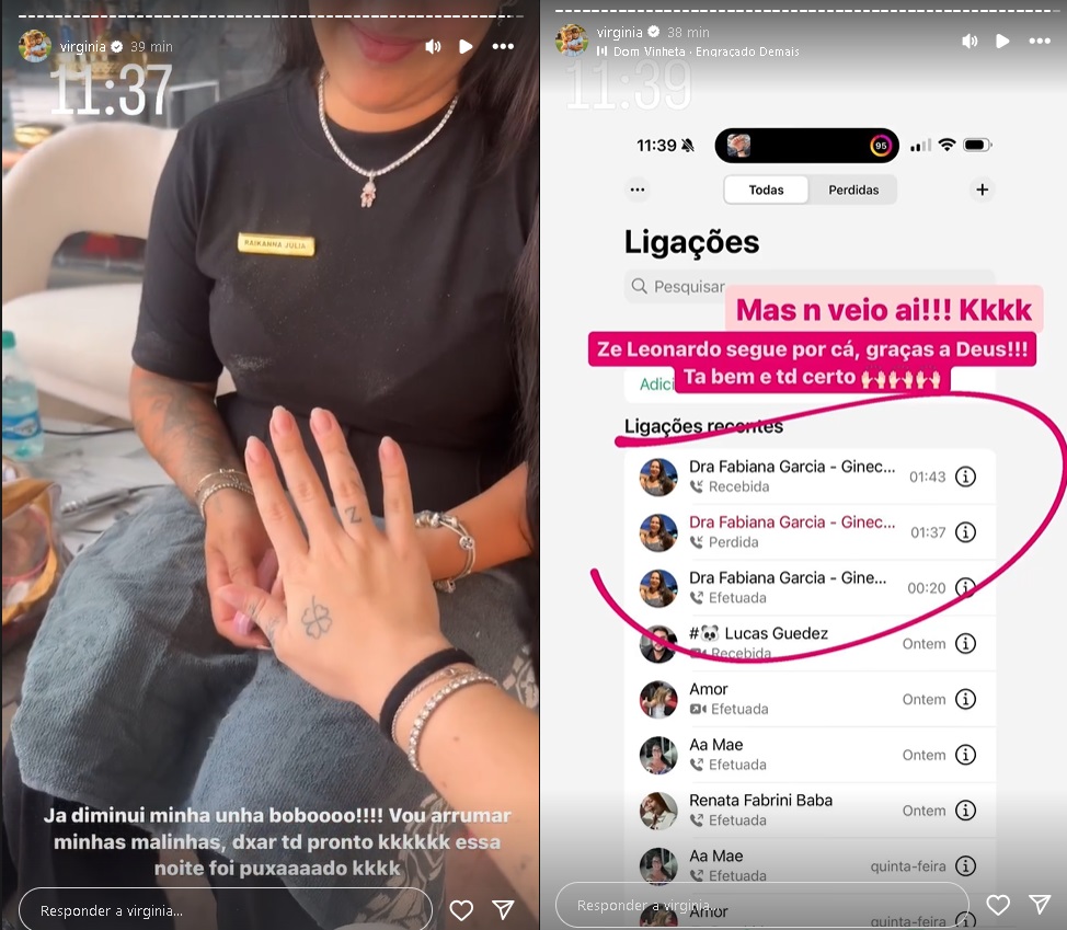 Storie de Virginia Fonseca (Reprodução/Instagram)