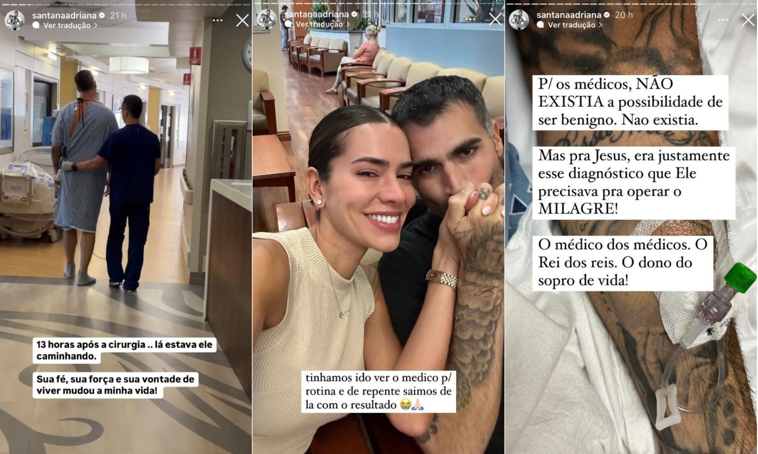 Adriana Sant'Anna fala sobre biópsia de Rodrigão - Foto: Reprodução / Instagram