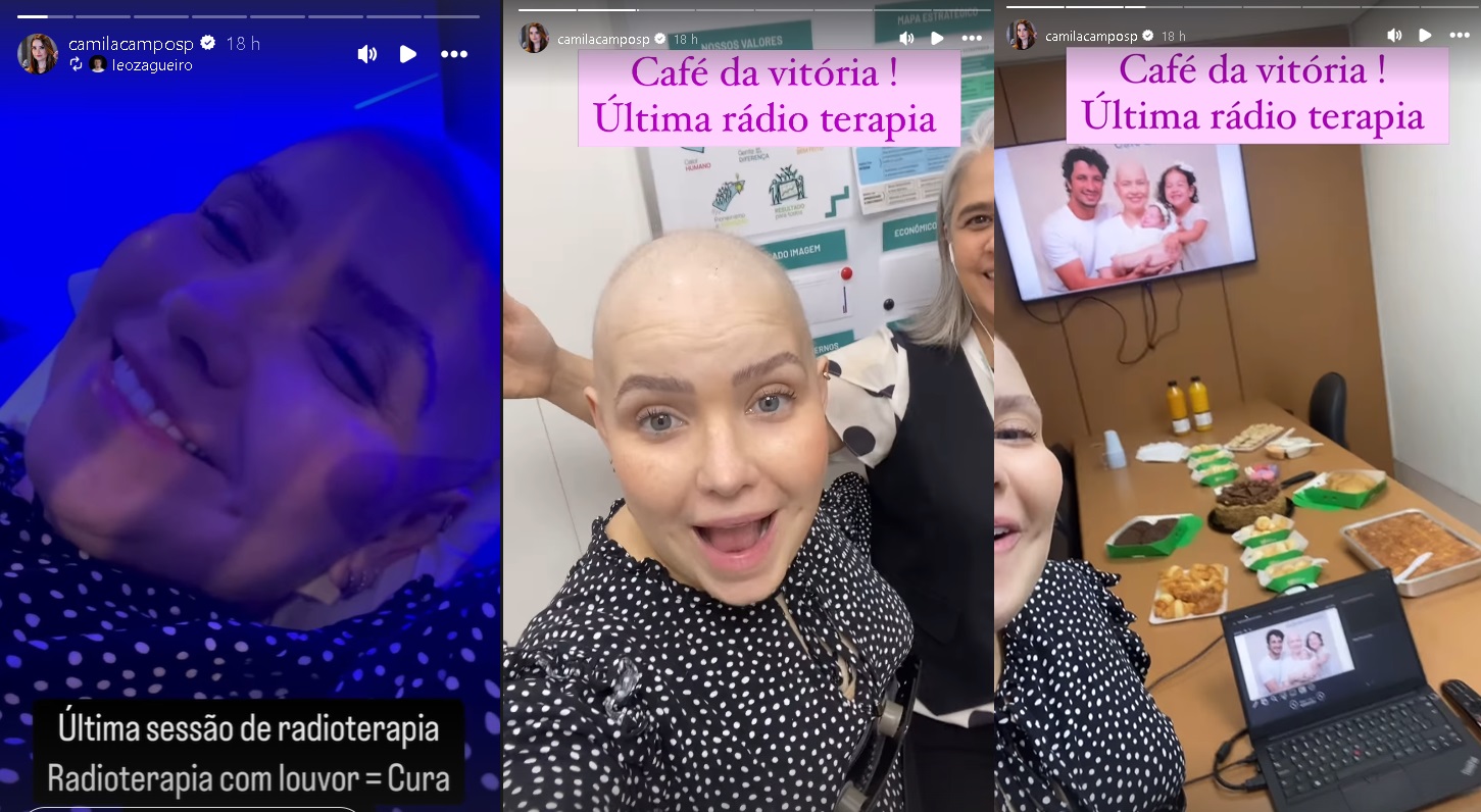 Stories de Camila Campos (Reprodução/Instagram) 