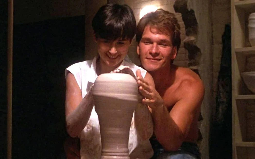 Demi Moore e Patrick Swayse em Ghost