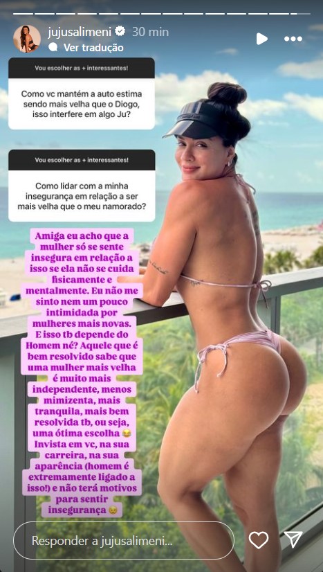 Juju Salimene fala sobre diferença de idade do noivo - Reprodução / Instagram