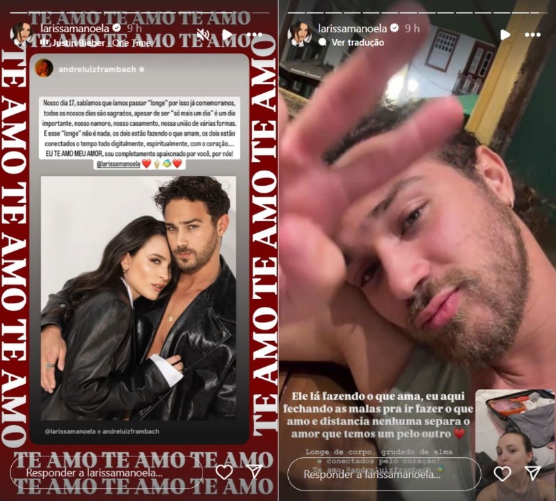 Larissa Manoela e André Luiz Frambach celebram 9 meses de casados - Reprodução / Instagram