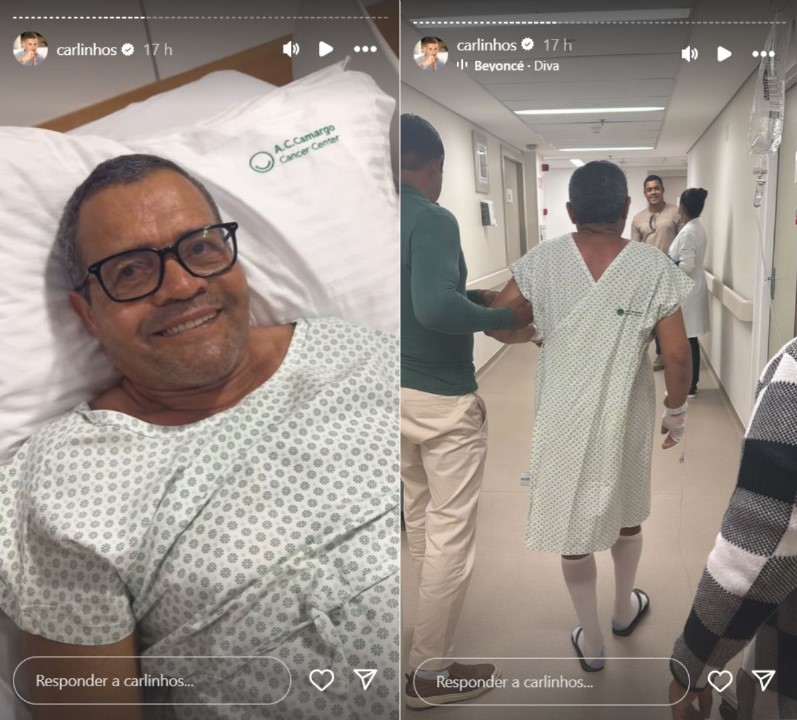 Carlinhos Maia visita o pai no hospital - Foto: Reprodução / Instagram