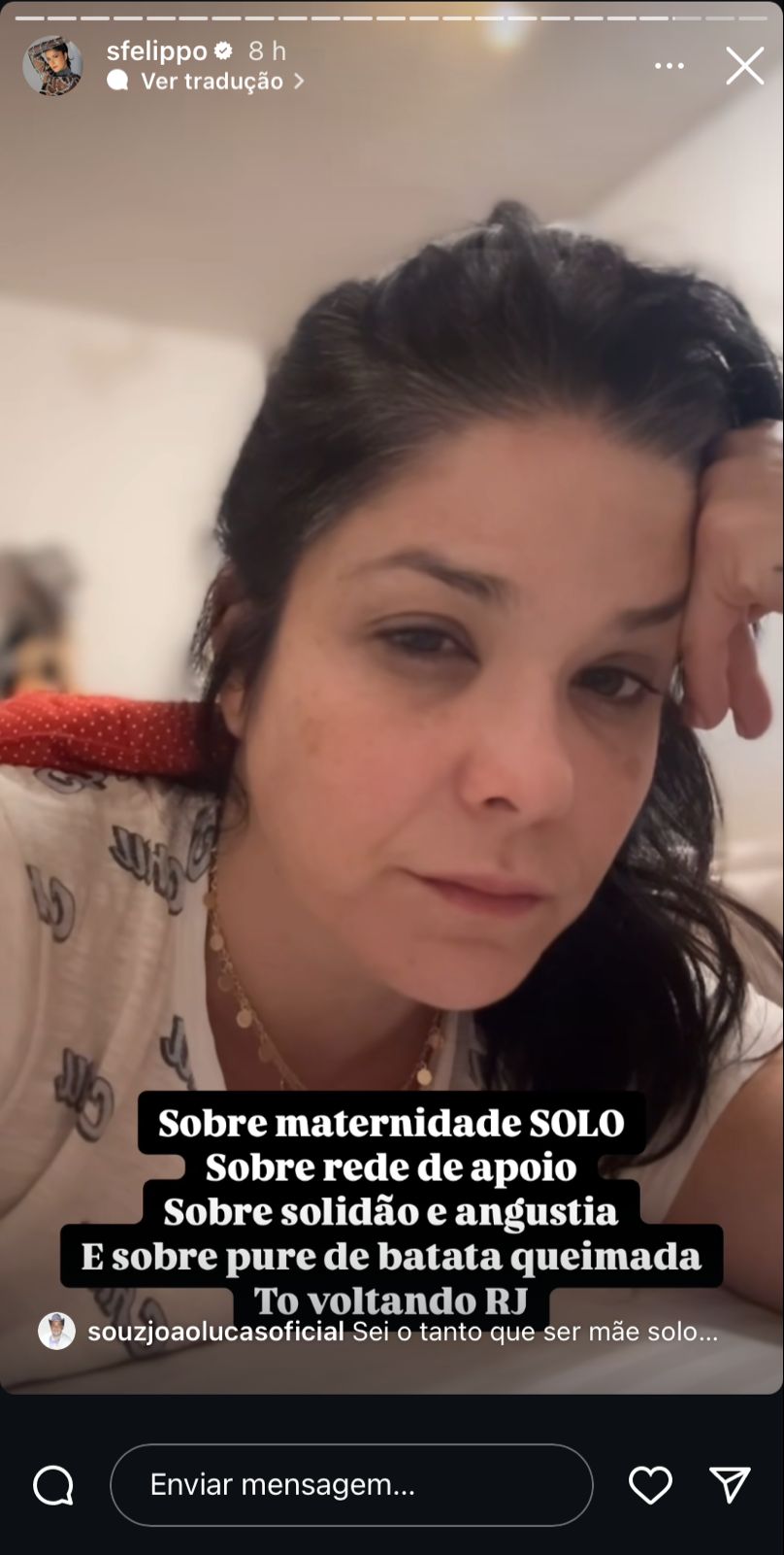 Samara Felippo faz desabafo sobre saúde da mãe - Reprodução / Instagram