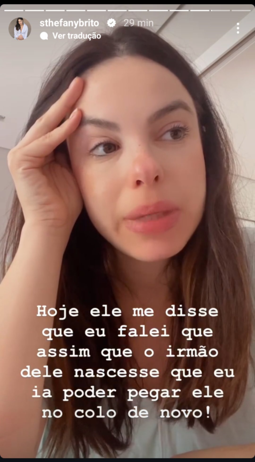 Sthefany Brito encara drama com o filho mais velho