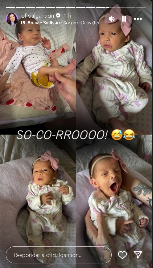 Filha de Andressa Ganacin (Reprodução/Instagram) 