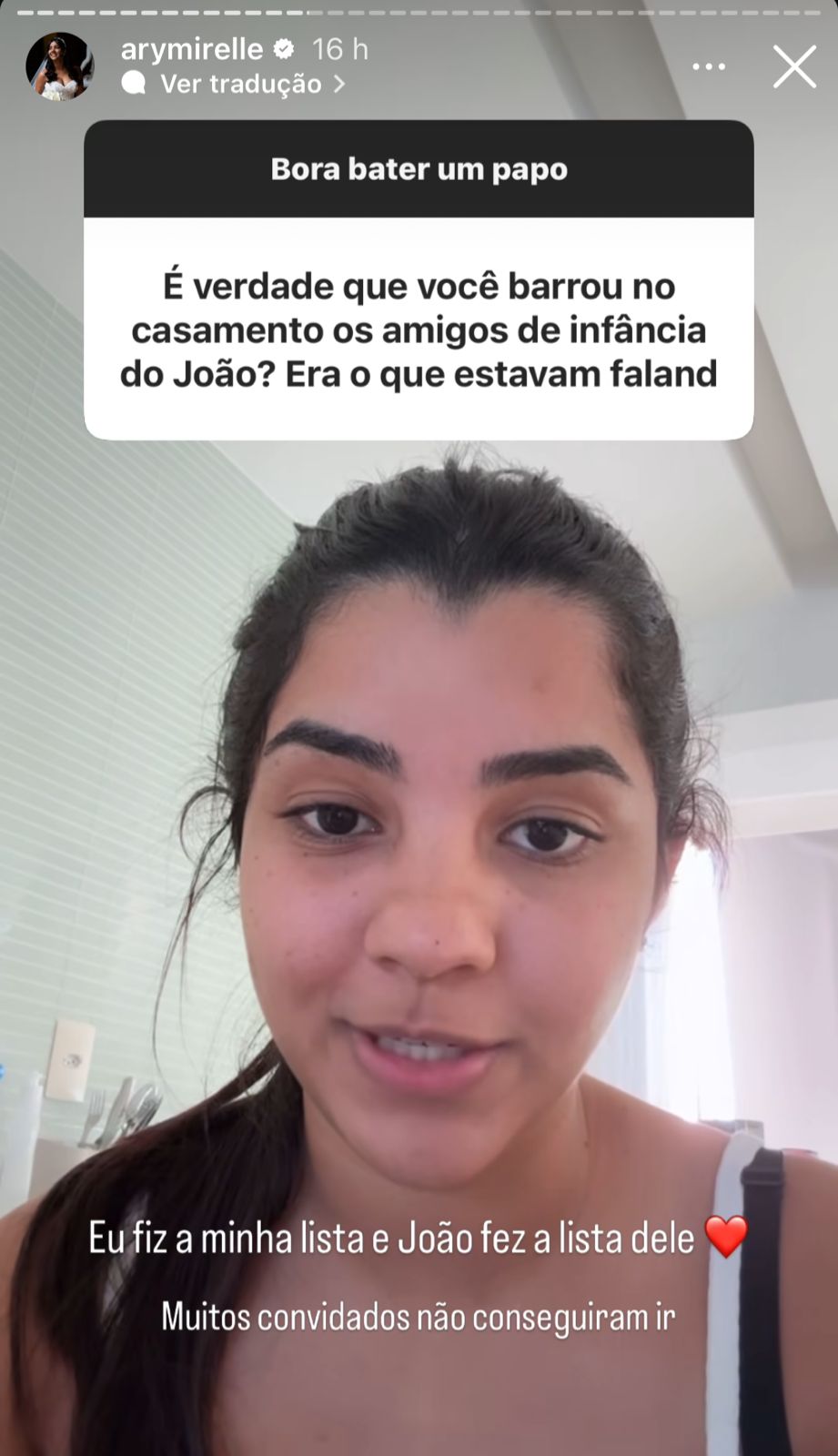 Ary Mirelle fala sobre boatos do casamento com João Gomes