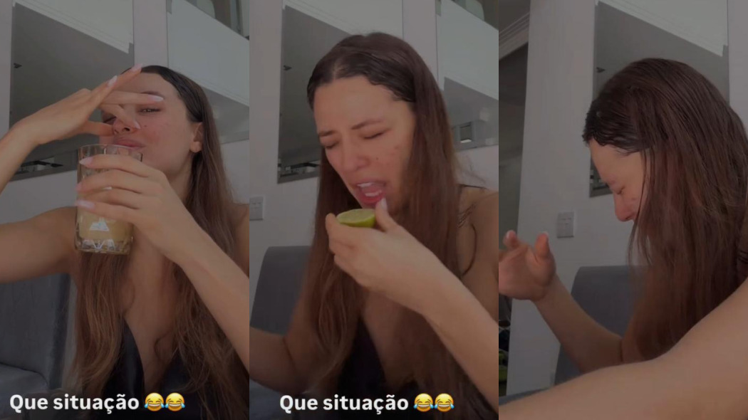 Beatriz Reis surge de cara feia ao mostrar truque aos seguidores ‘Não dá’