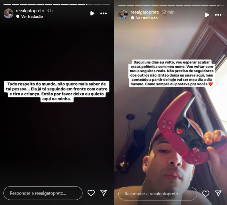 Ex de Bia Miranda anuncia fim definitivo do namoro - Reprodução / Instagram