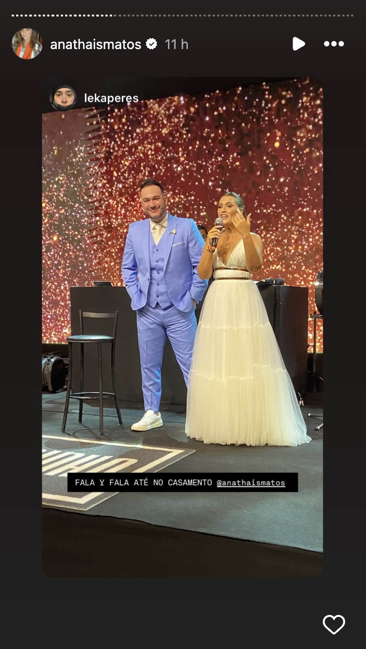 Casamento de Ana Thaís Matos e Rafael Falanga - Foto: Reprodução / Instagram