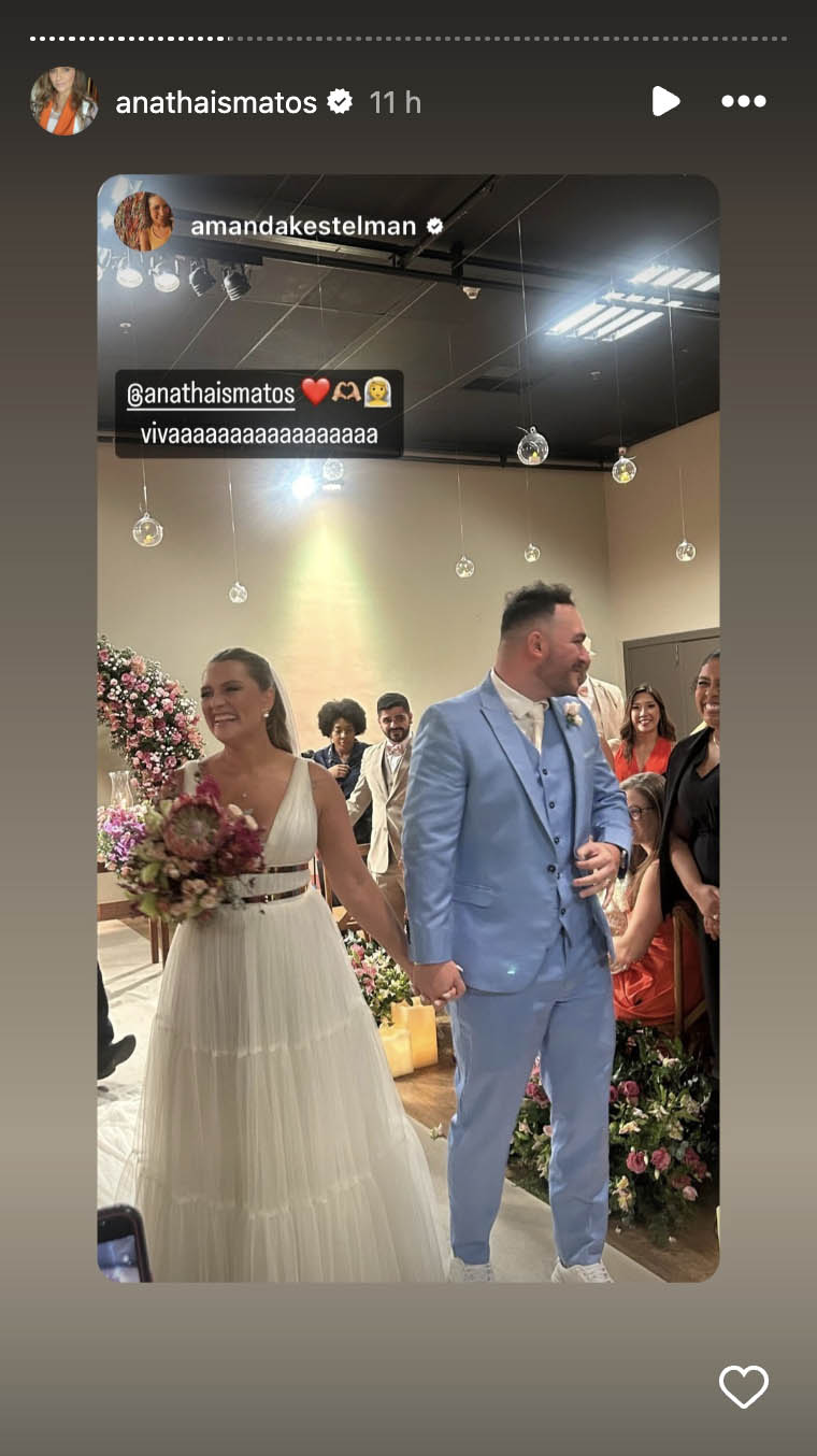 Casamento de Ana Thaís Matos e Rafael Falanga - Foto: Reprodução / Instagram