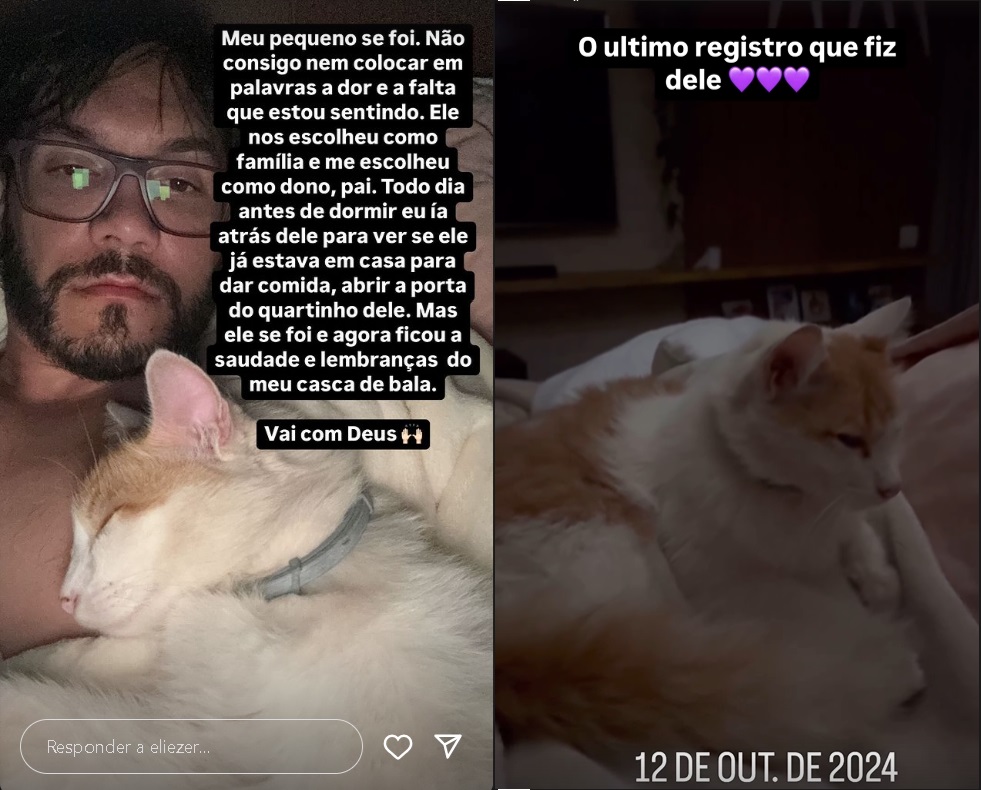 Storie de Eliezer (Reprodução/Instagram)