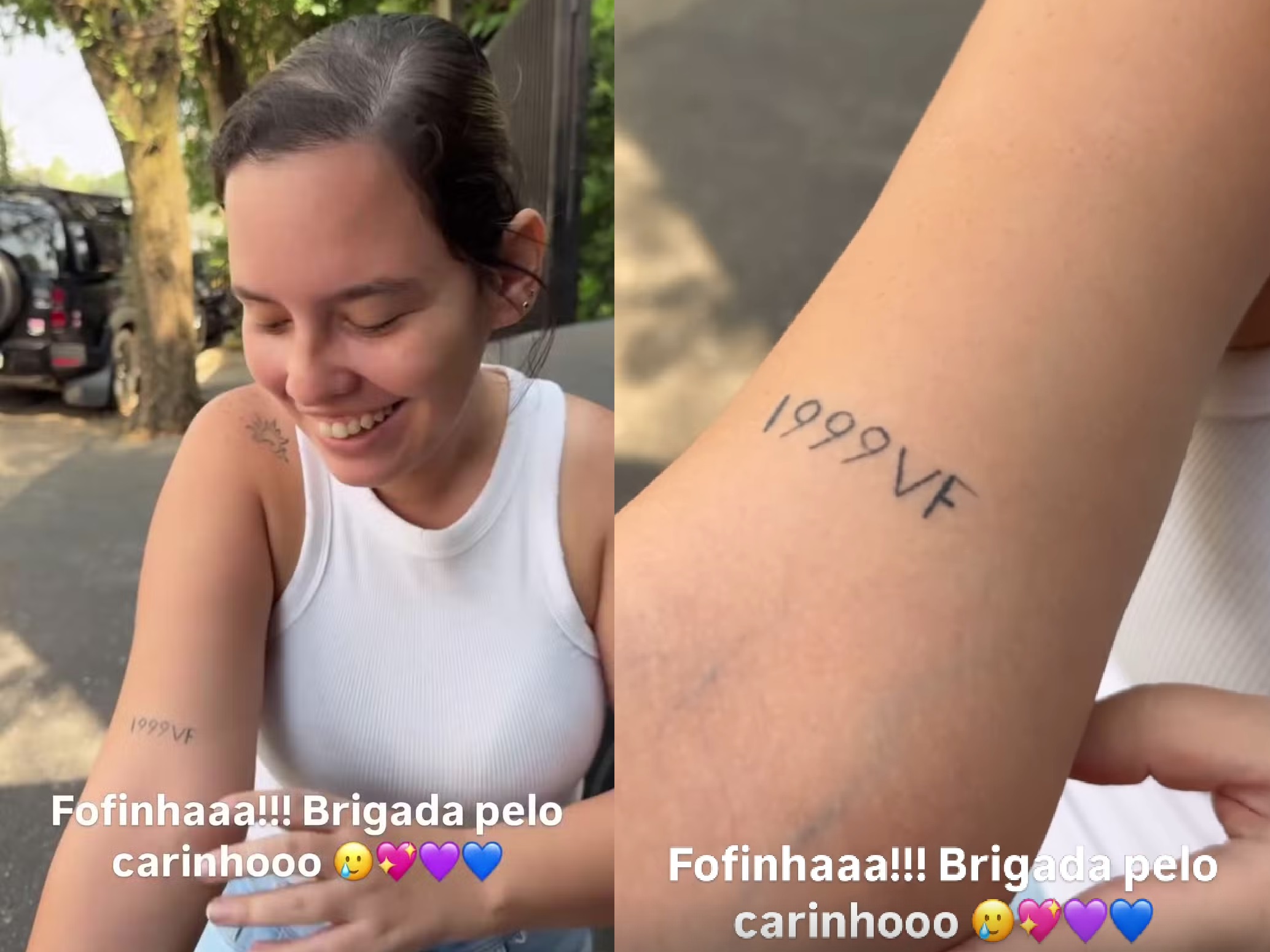 Fã de Virginia mostra tatuagem (Reprodução/Instagram) 