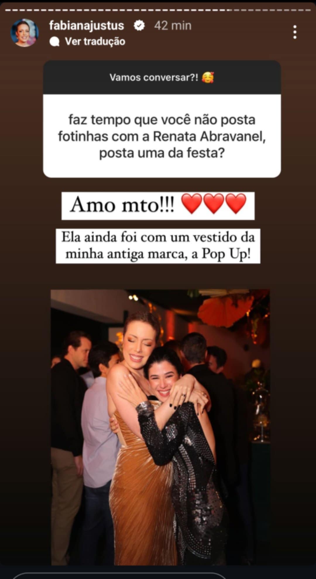 Fabiana Justus e Renata Abravanel