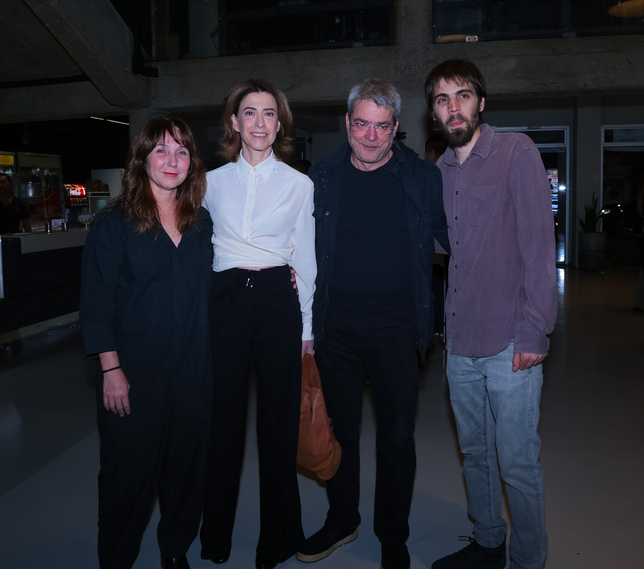 Rebeca Diniz, Fernanda Torres, Andrucha Waddington e Pedro Waddington - Foto: Tomzé Fonseca/ Agnews