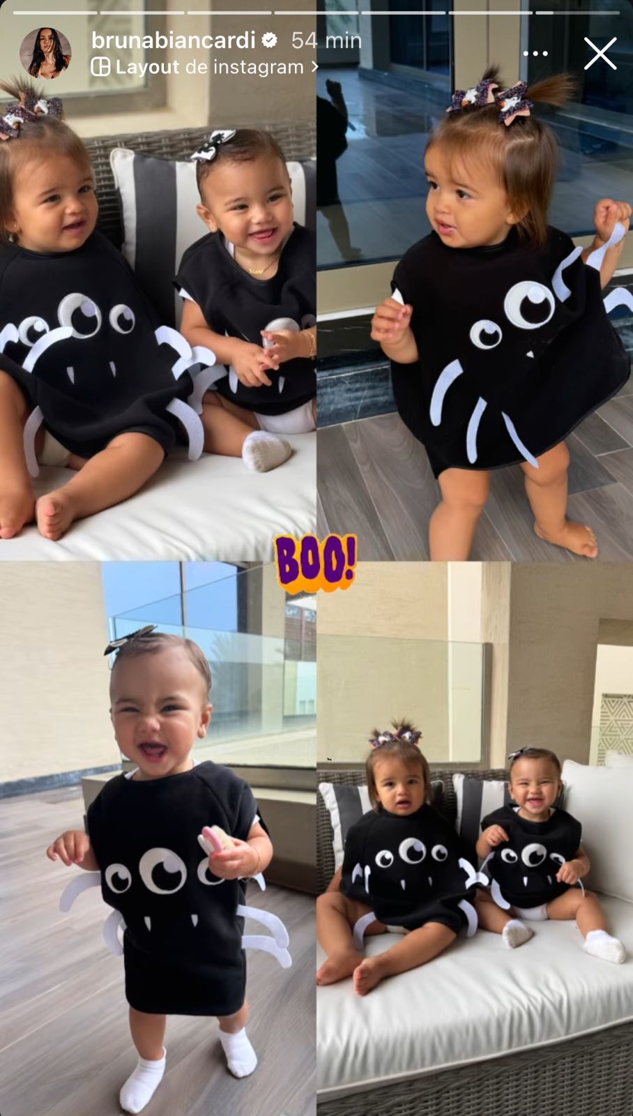 Filha de Bruna Biancardi e Neymar Jr em seu primeiro Halloween