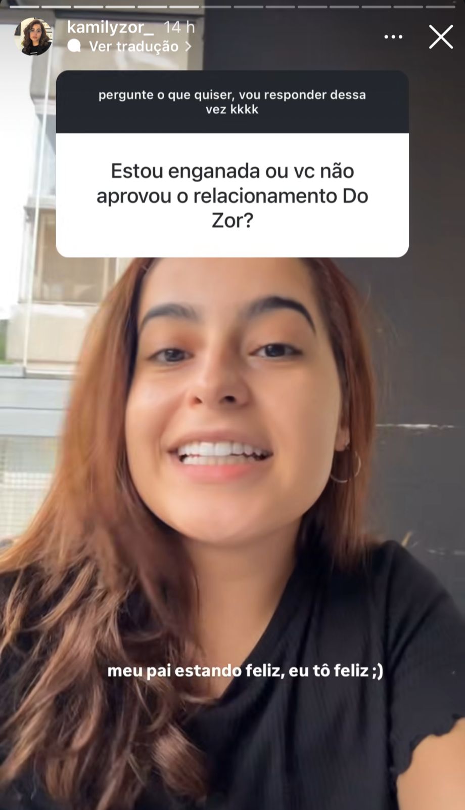 Filha de Fernando Zor fala sobre novo namoro do pai