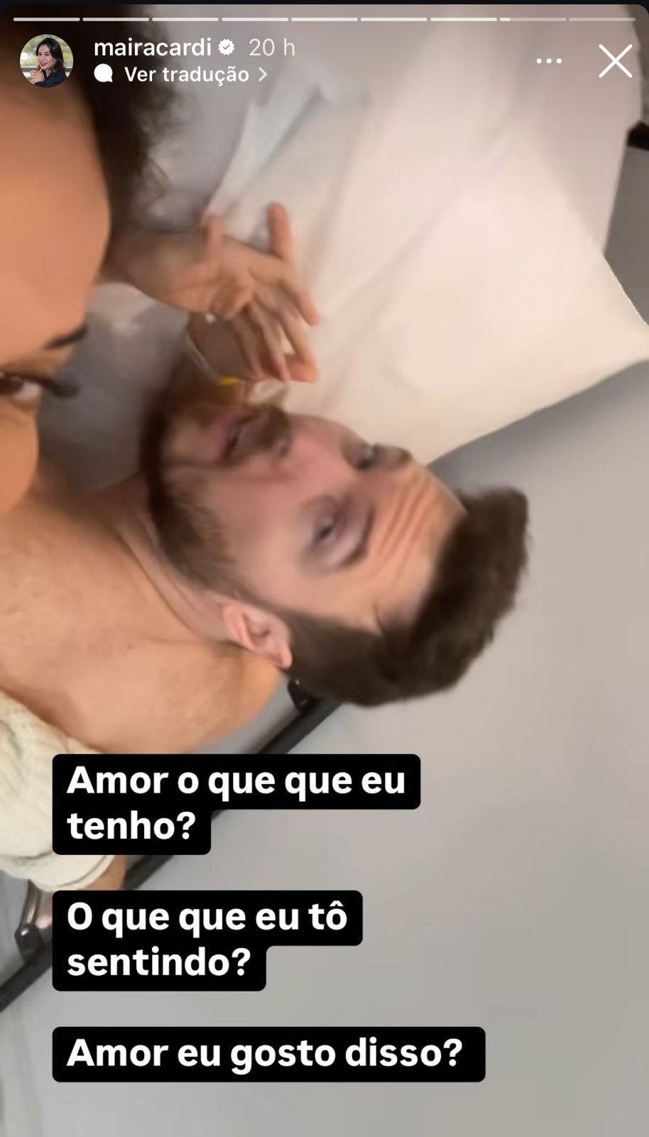 Maíra Cardi acompanha Thiago Nigro em exames