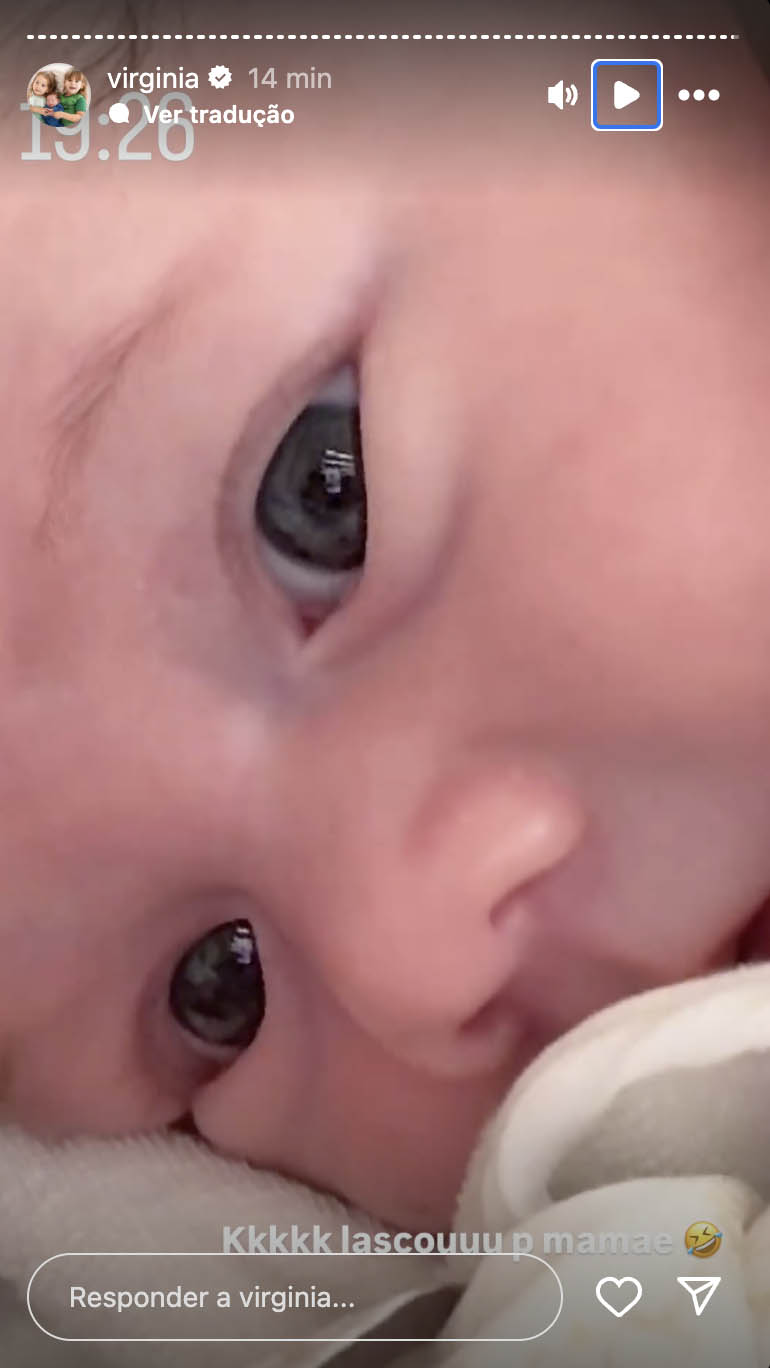 Olhos de José Leonardo, filho de Virginia Fonseca e Zé Felipe - Foto: Reprodução / Instagram