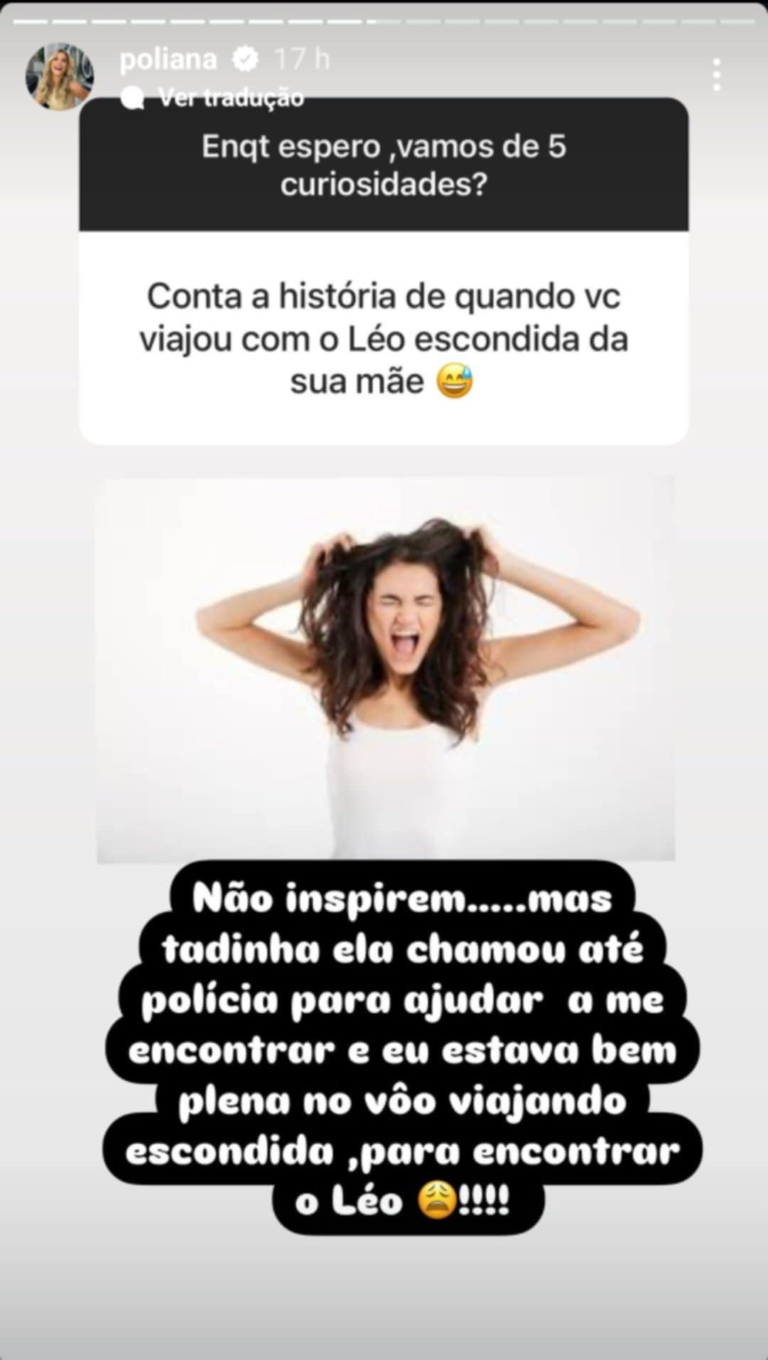 Poliana Rocha relembra como conheceu Leonardo