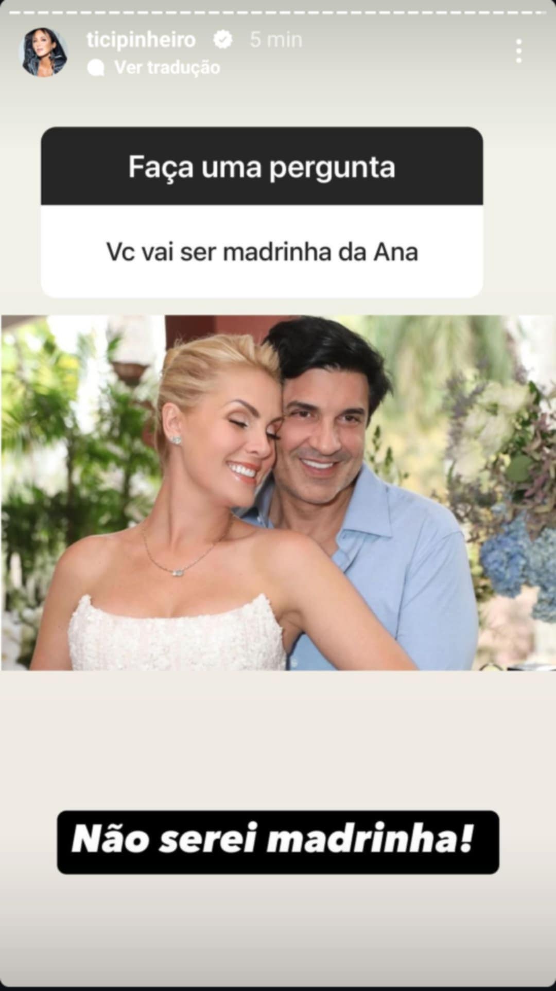 Ticiane Pinheiro fala de relação com Ana Hickmann