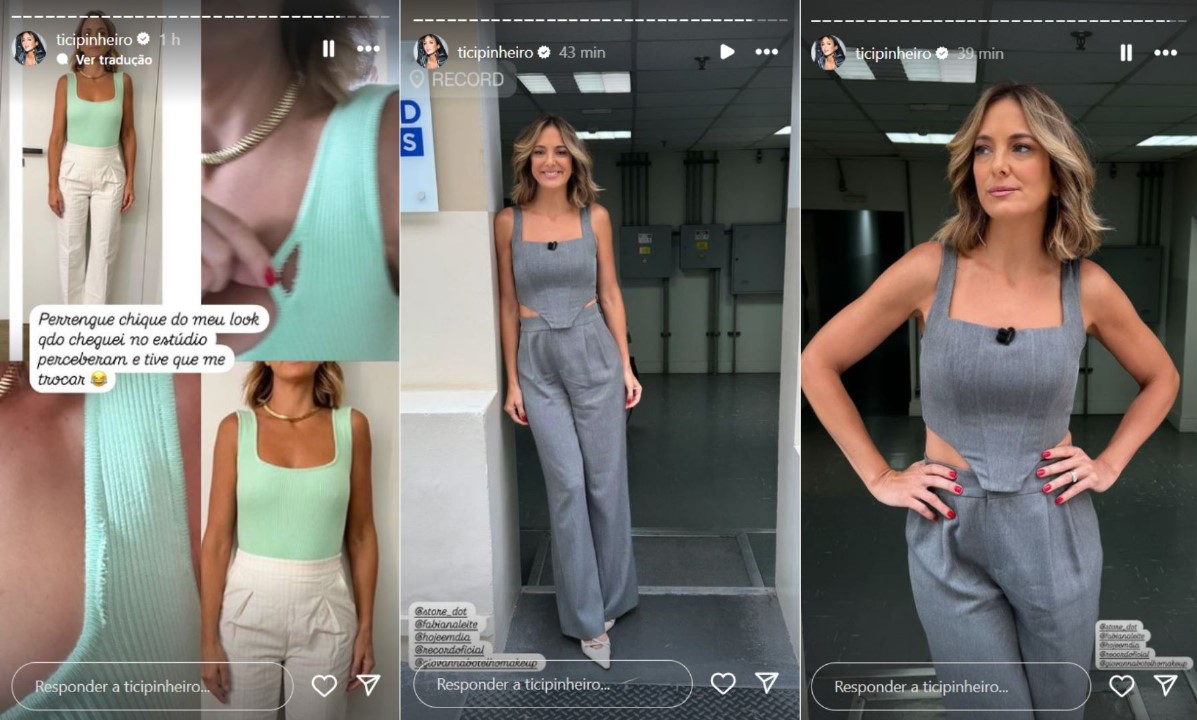 Ticiane Pinheiro diverte ao relatar 'perrengue chique' com look - Reprodução / Instagram