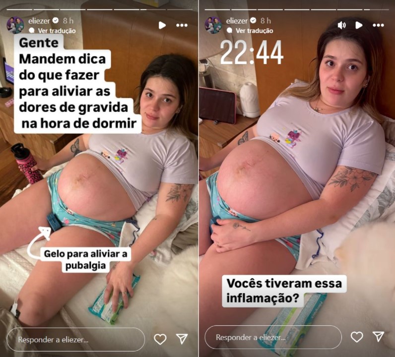 Viih Tube relata dores na reta final da gravidez - Reprodução / Instagram