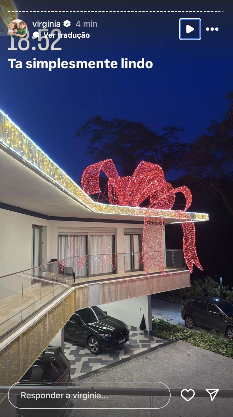 Decoração de Natal da Virginia